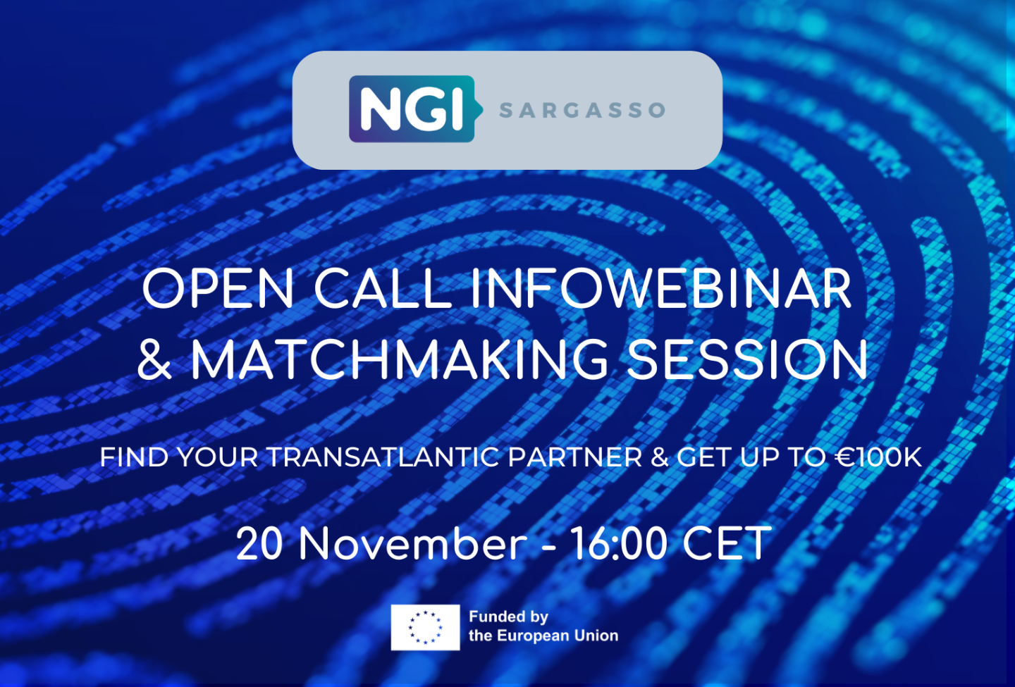 NGI Sargasso Open Call Infowebinar & Matchmaking Session