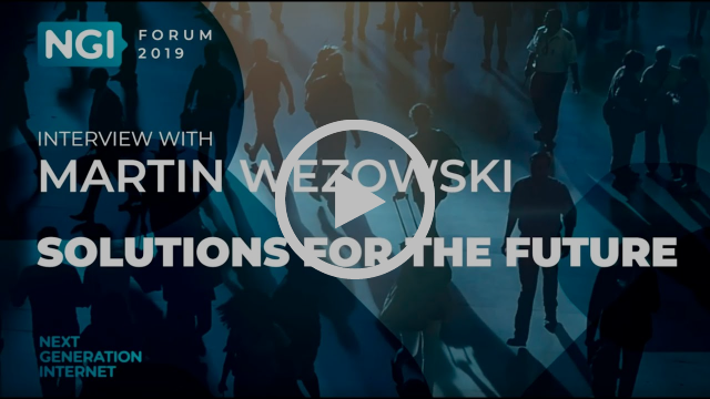 NGI Forum 2019: Interview with Martin Wezowski, Chief Designer Futurist at SAP