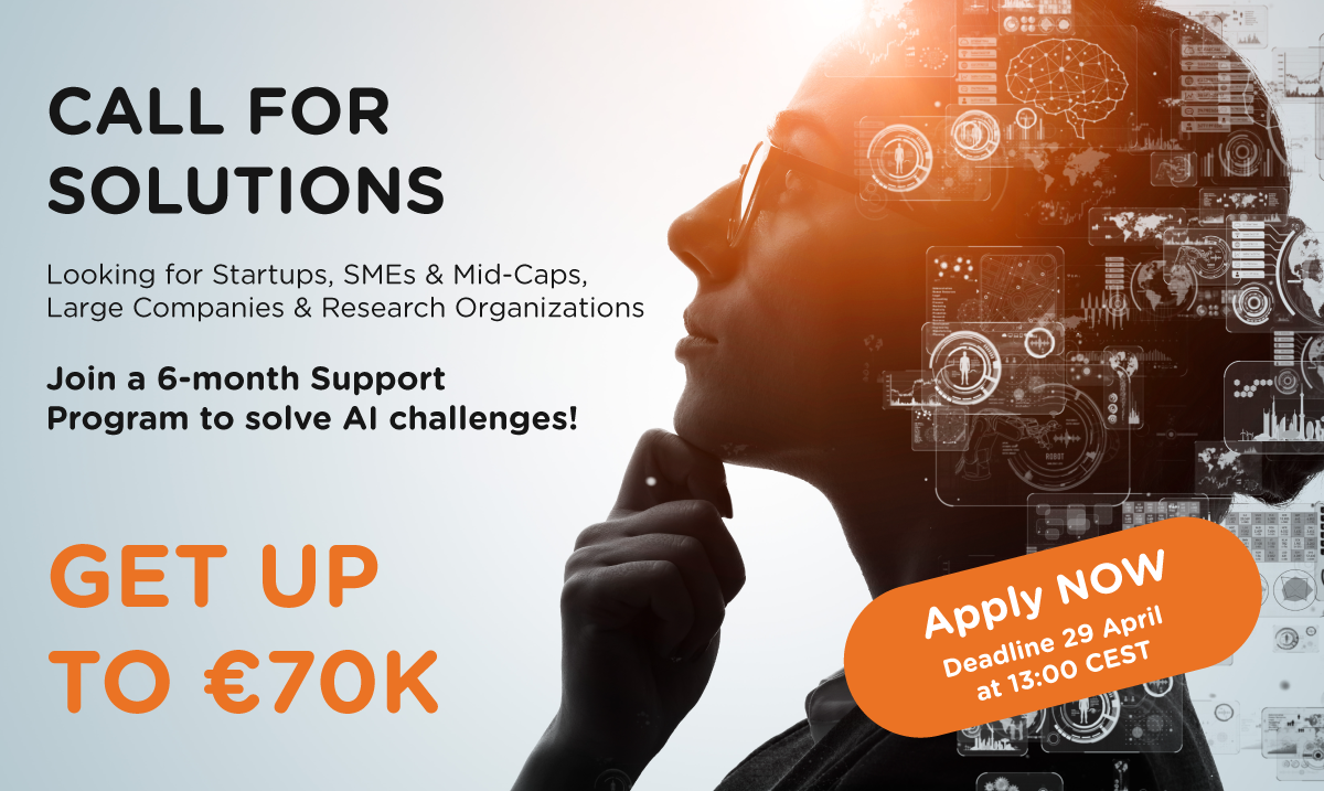 AI4EU Café: 'Learn how to get €70k & discover AI4EU Challenges in Health, Manufacturing and Agrifood'