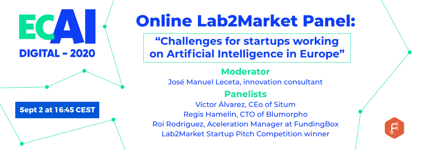 Online Lab2Market Panel: "Challenges for startups working on Artificial Intelligence in Europe"
