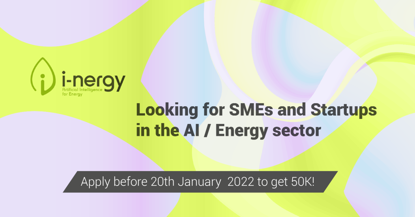 Calling for SMEs and Startups in the Artificial Intelligence/Energy sector!
