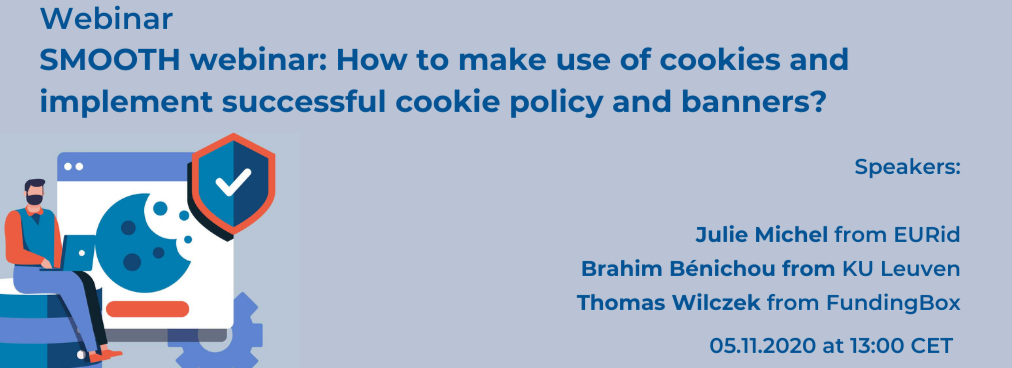 Webinar: How to make use of cookies and implement successful cookie policy and banners?
