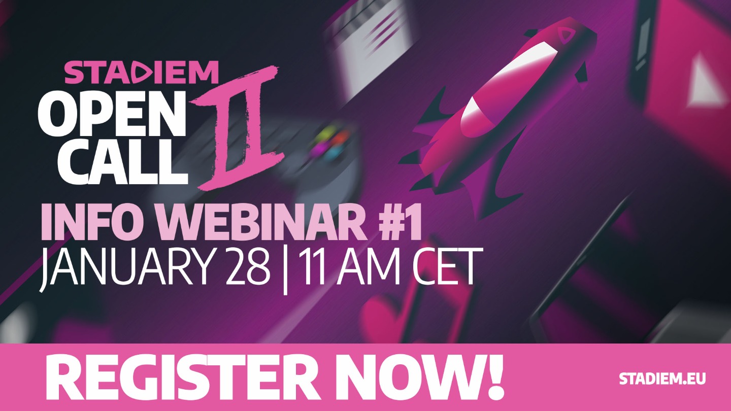 Webinar: STADIEM Open Call #2 for media tech startups and scale-ups