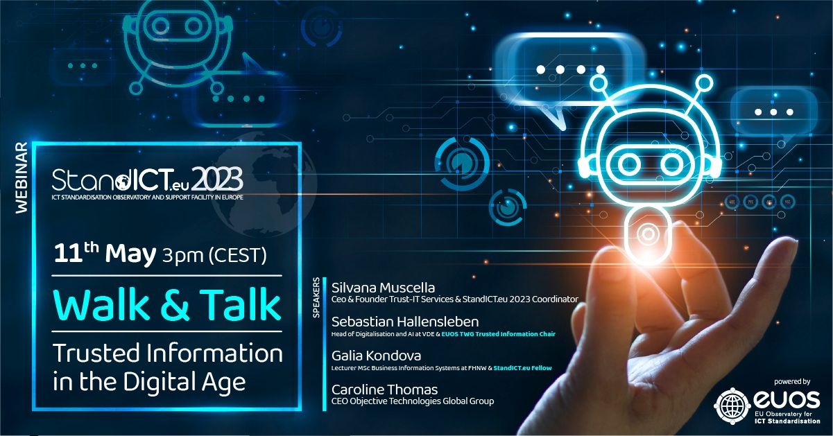 StandICT.eu 2023 - Webinar for ICT Standard Experts