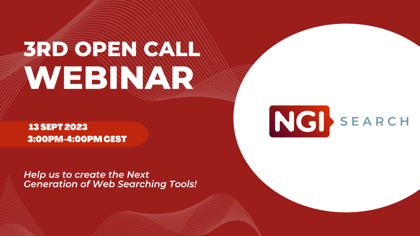 NGI Search - 3rd Open Call Webinar