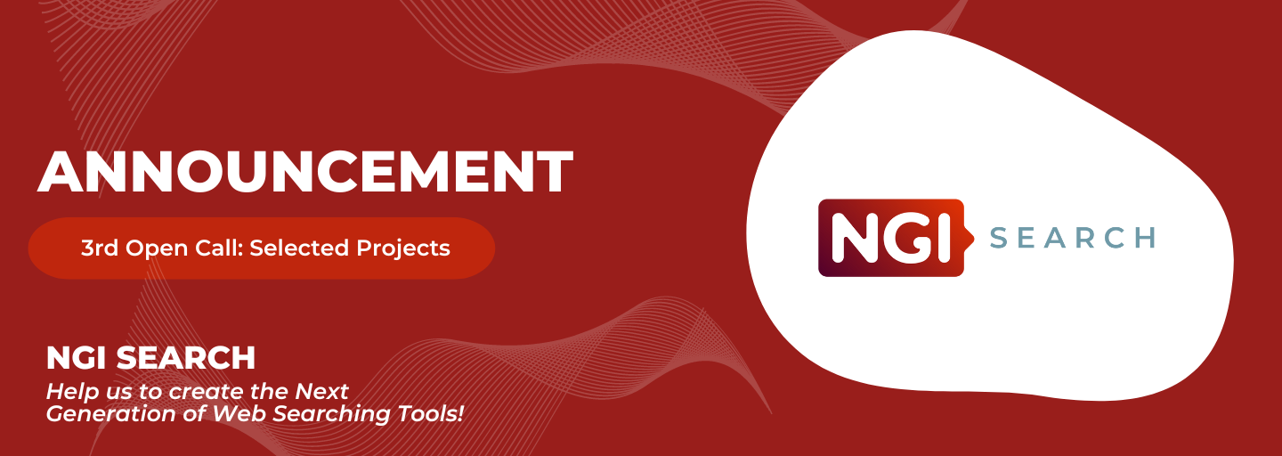 The NGI Search 3rd Open Call Results have been Announced!🎉