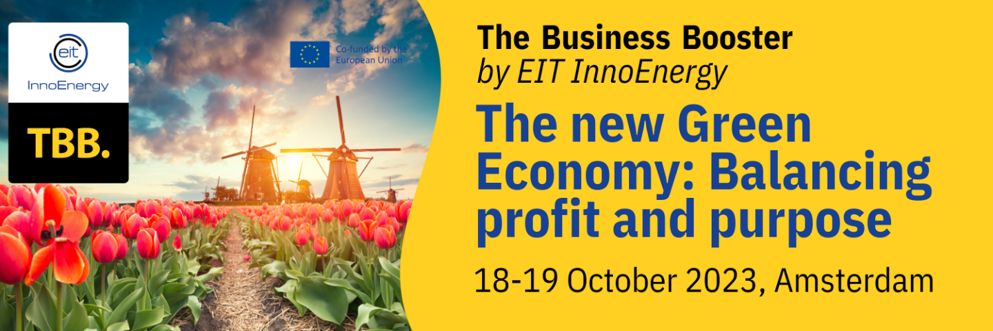 Join the discussion on the new Green Economy with EIT InnoEnergy's TBB 2023