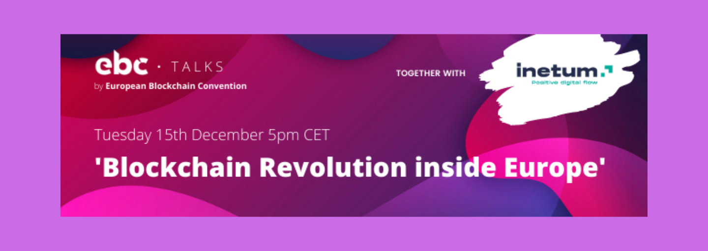 EBSI team to give a Masterclass at the first ebcTALKS, on 15 December 2020