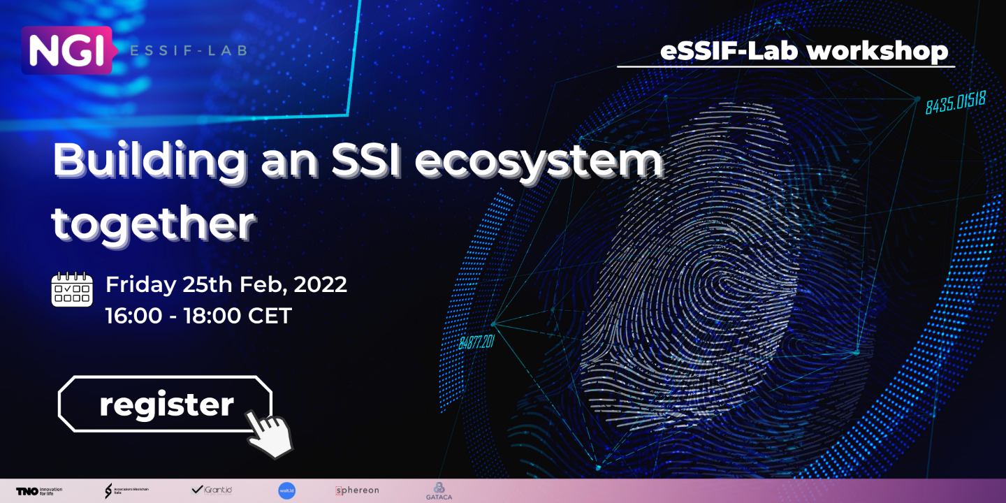 eSSIF-Lab workshop: "Building an SSI ecosystem together"