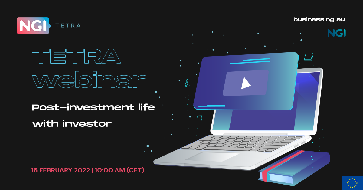 TETRA Webinar: Post-investment life with investor