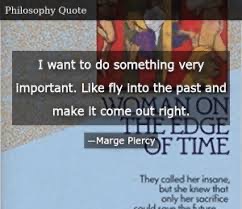 Woman at the edge of time