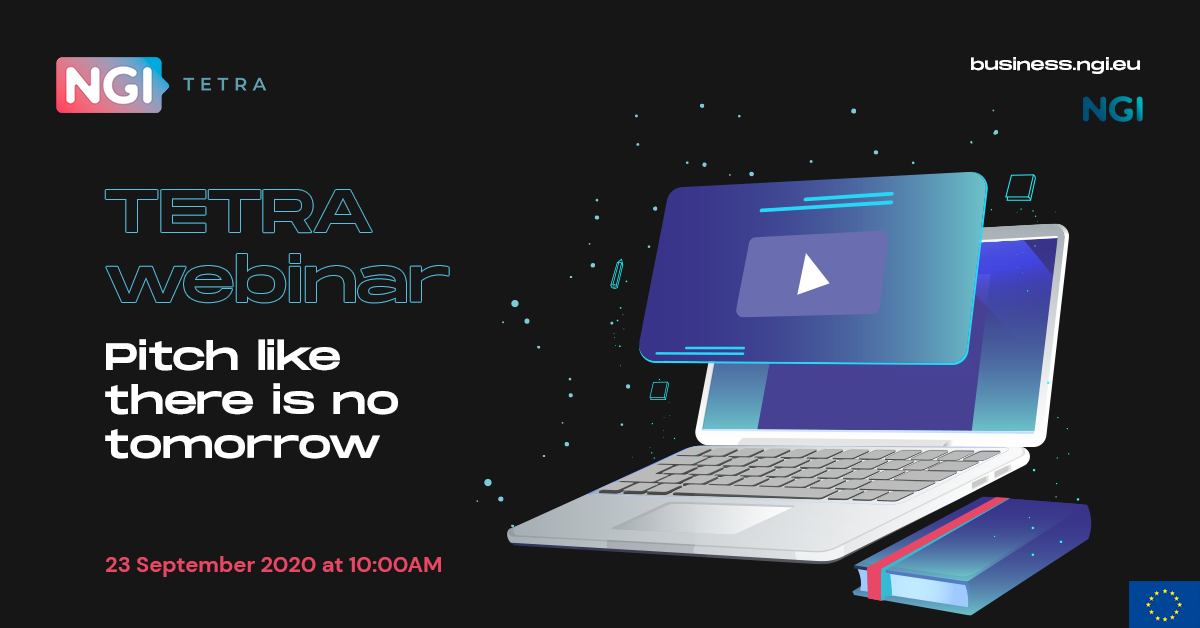 Join TETRA webinar: Pitch like there is no tomorrow